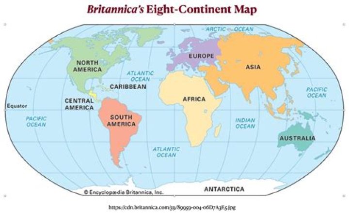 7 continents of the world
