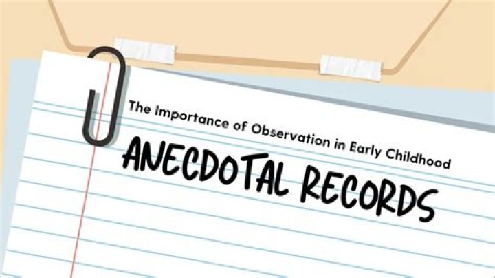 anecdotal records