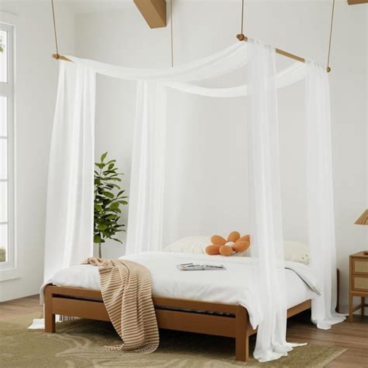 canopy bed curtains