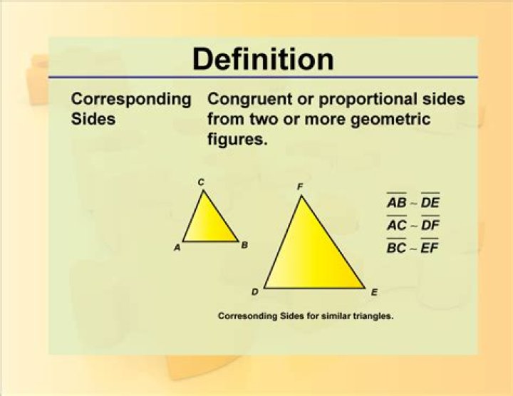 define corresponding