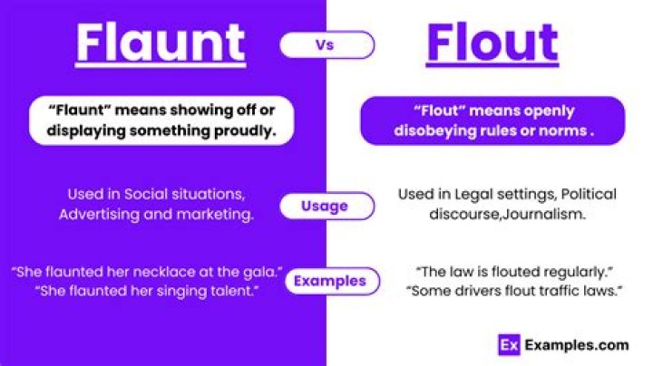 flaunt meaning
