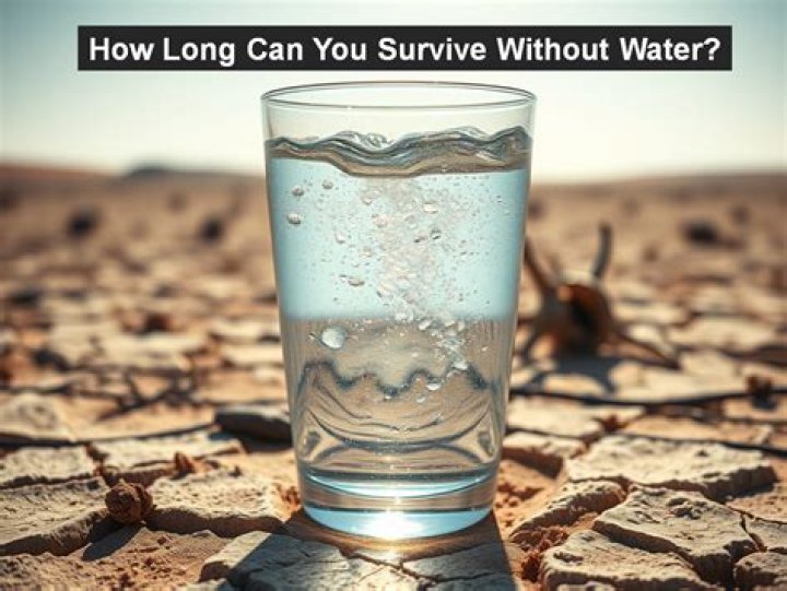 how long can you survive without water