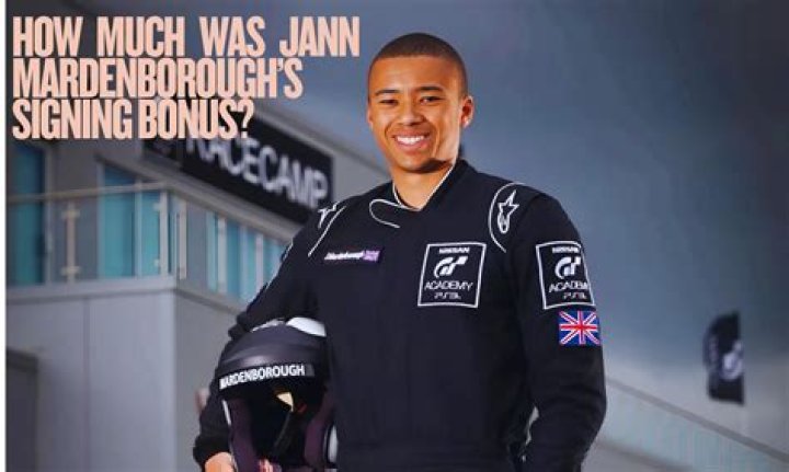 Jann Mardenborough's Lucrative Signing Bonus Revealed
