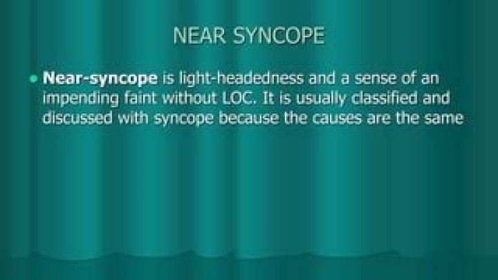 near syncope