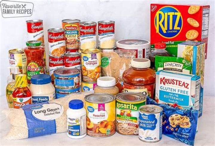 non perishable food items