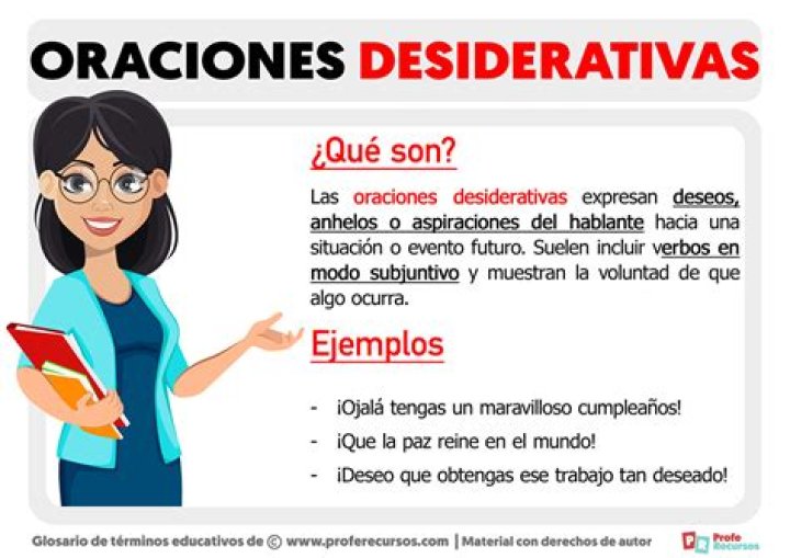oraciones desiderativas