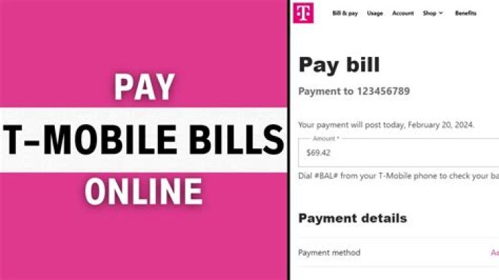 t-mobile pay bill number