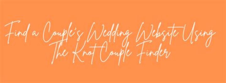 the knot couple finder