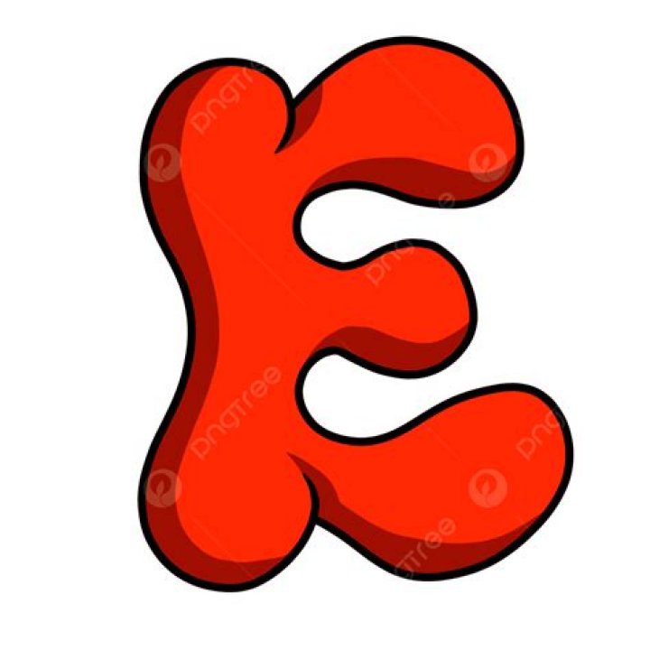 the letter e