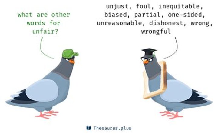 unfair synonym