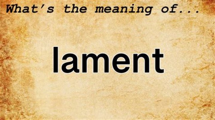 what does lament mean