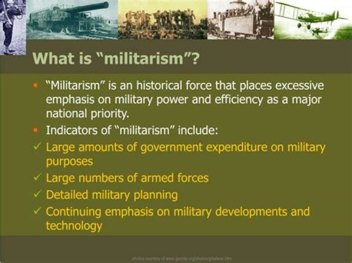 what is militarism